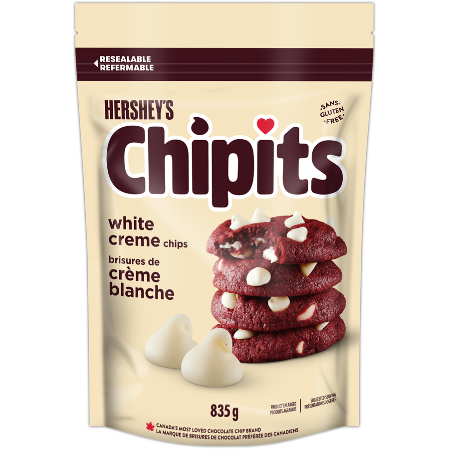 Chipits White Creme Baking Chips, 835G