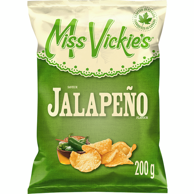 Jalapeno flavour kettle cooked potato chips 200g