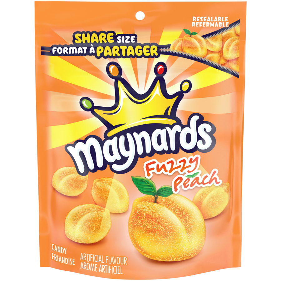 Maynards Fuzzy Peach Gummy Candy