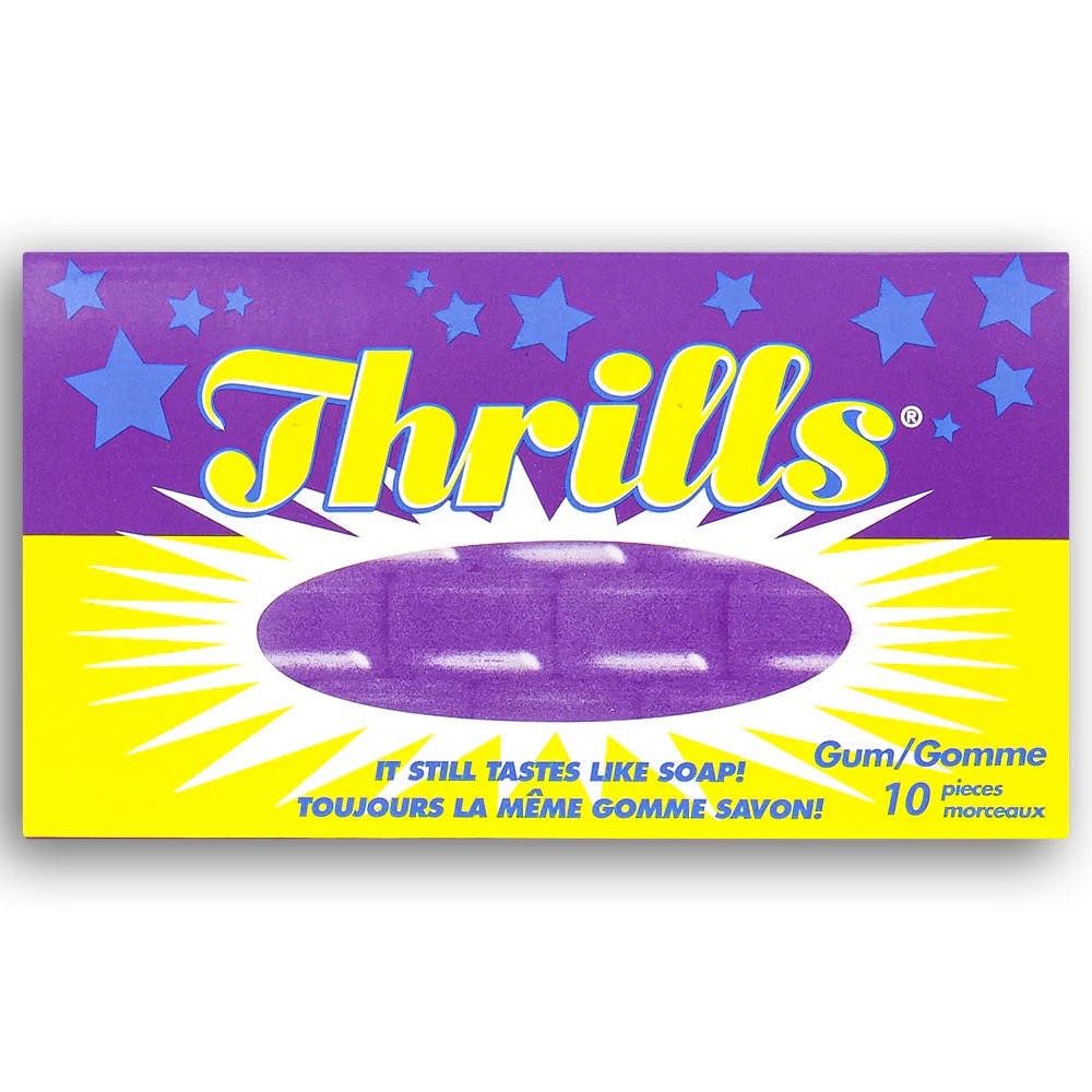 Tootsie Rolls Inc. Thrills Gum 10 pieces